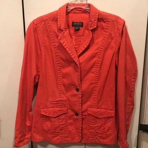 Orange blazer